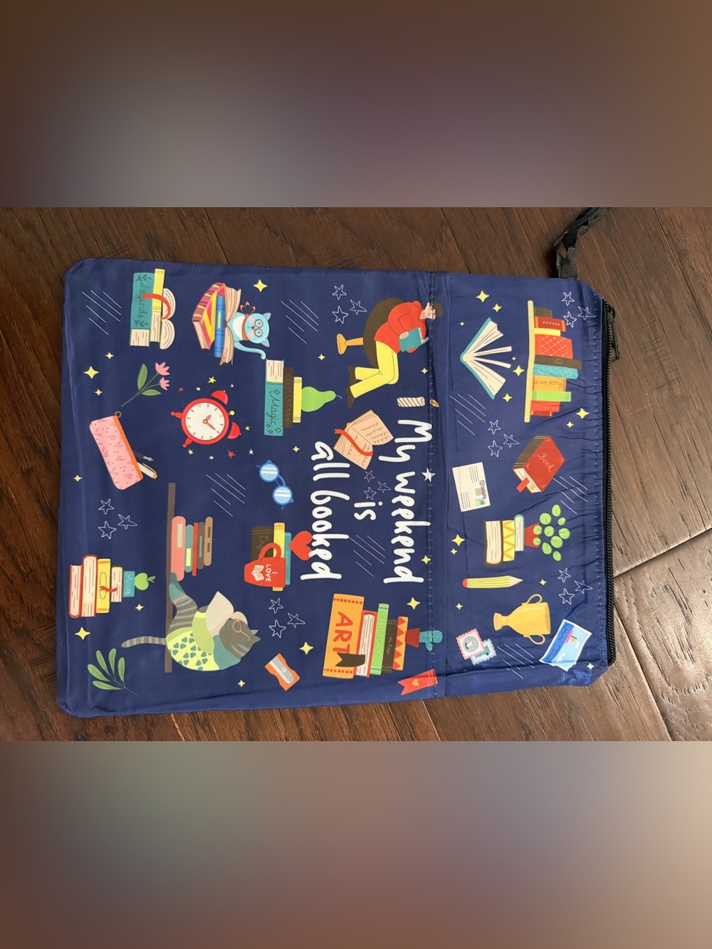 Book sleeve my weekend is booked